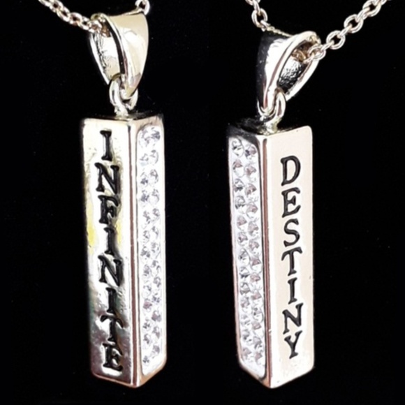 Truly Inspired Jewelry - NWOT Crystal and Gold Infinite Destiny 18" Necklac